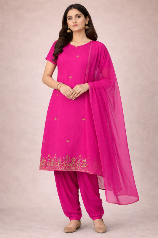 Pink Salwar kameez Dress Chest size 46