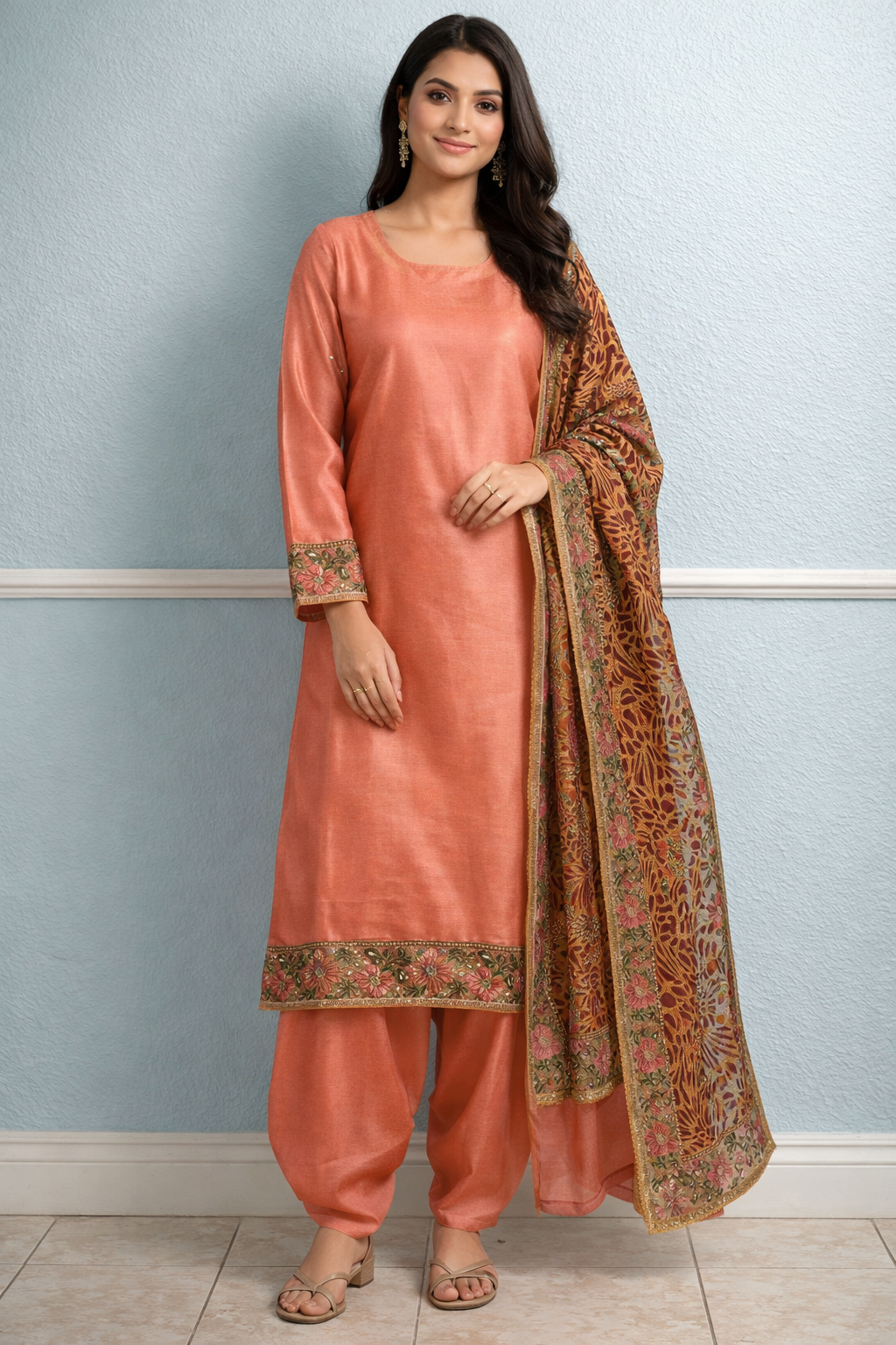 Plus Chest  size 50 Salwar kameez dress Indian Wedding party wear long sleeves