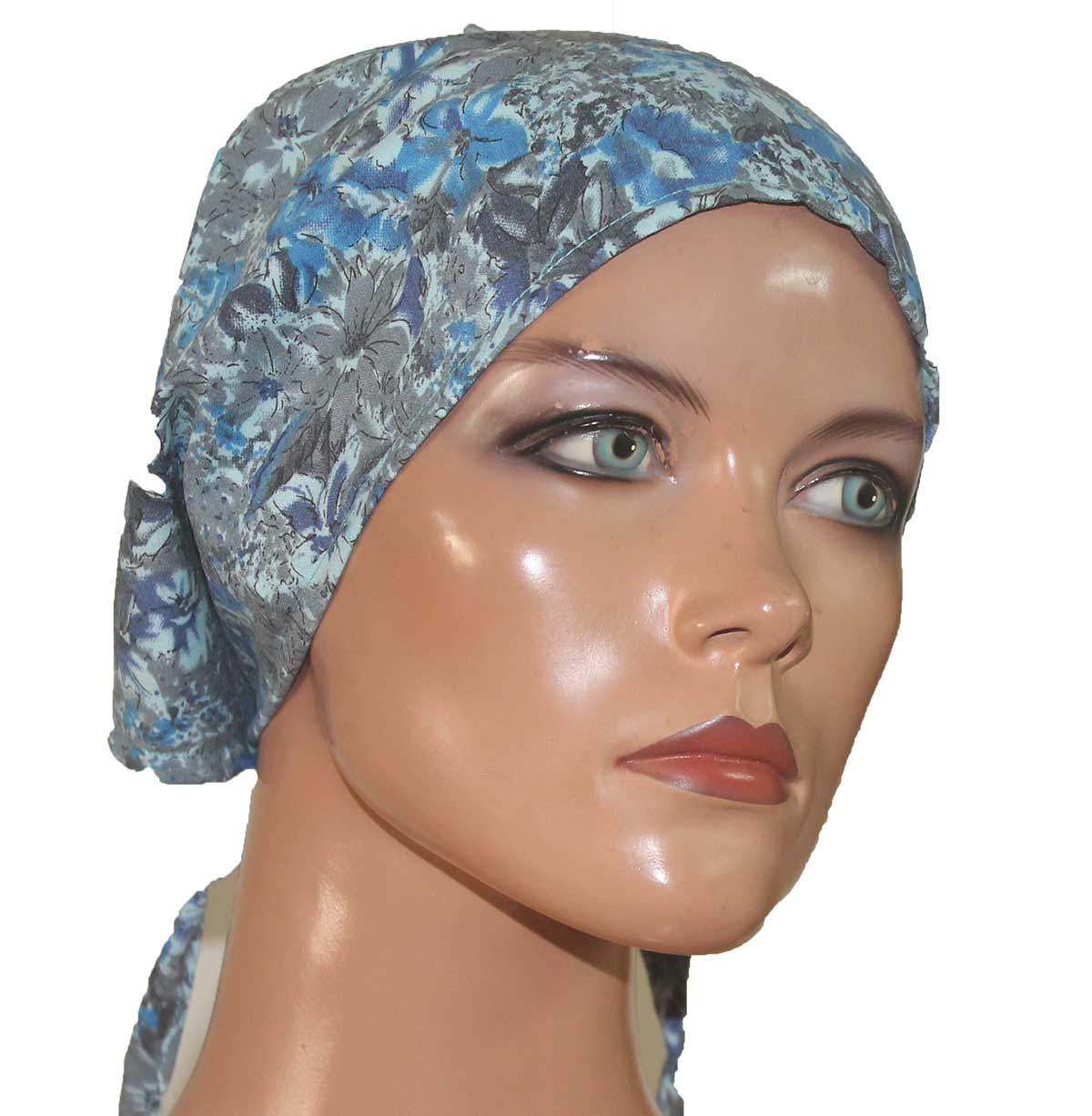 Handmade Soft Crepe Tie-Back Caps – 10 Color Comfort Set