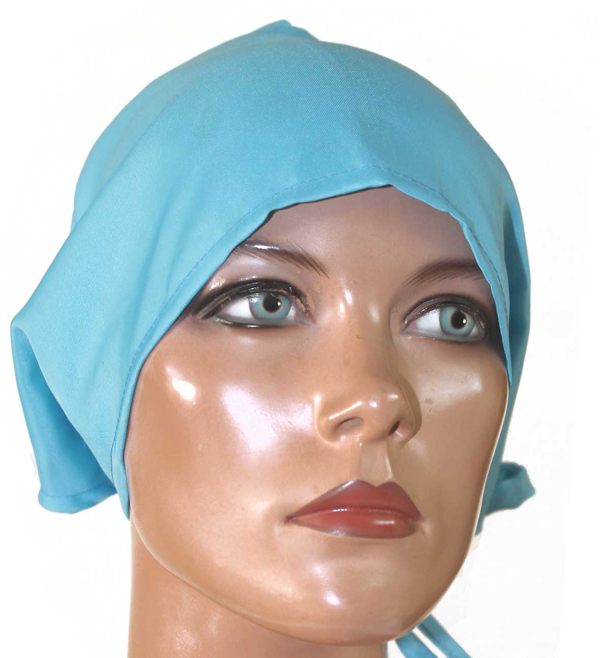 Handmade Soft Crepe Tie-Back Caps – 10 Color Comfort Set