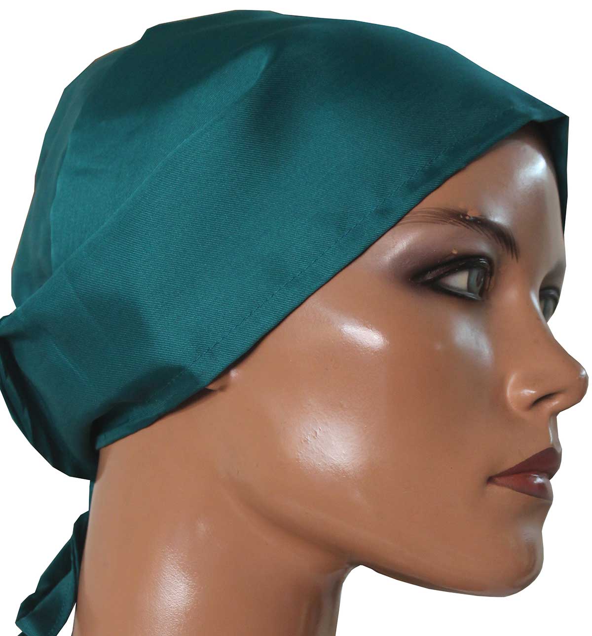 Handmade Soft Crepe Tie-Back Caps – 10 Color Comfort Set