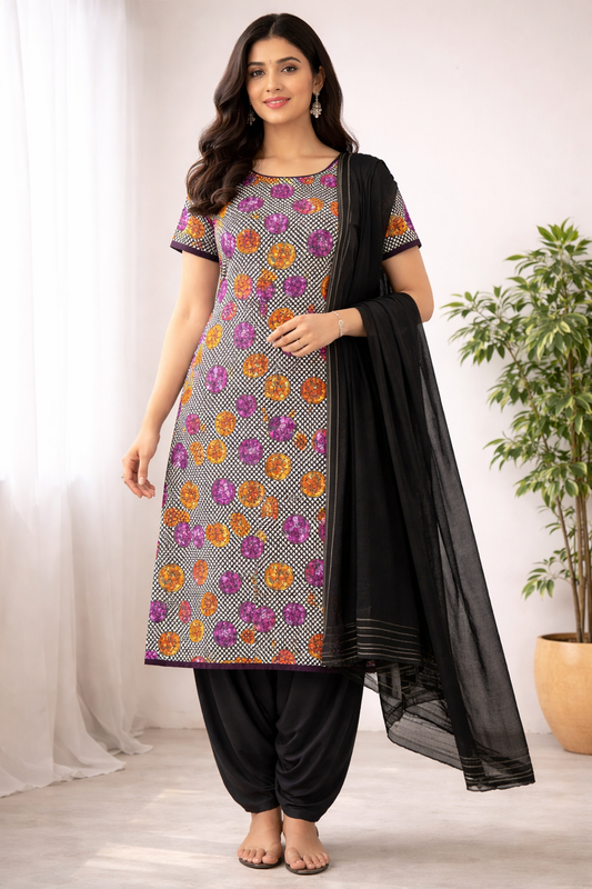 Cotton salwar kameez dress Plus chest size 54