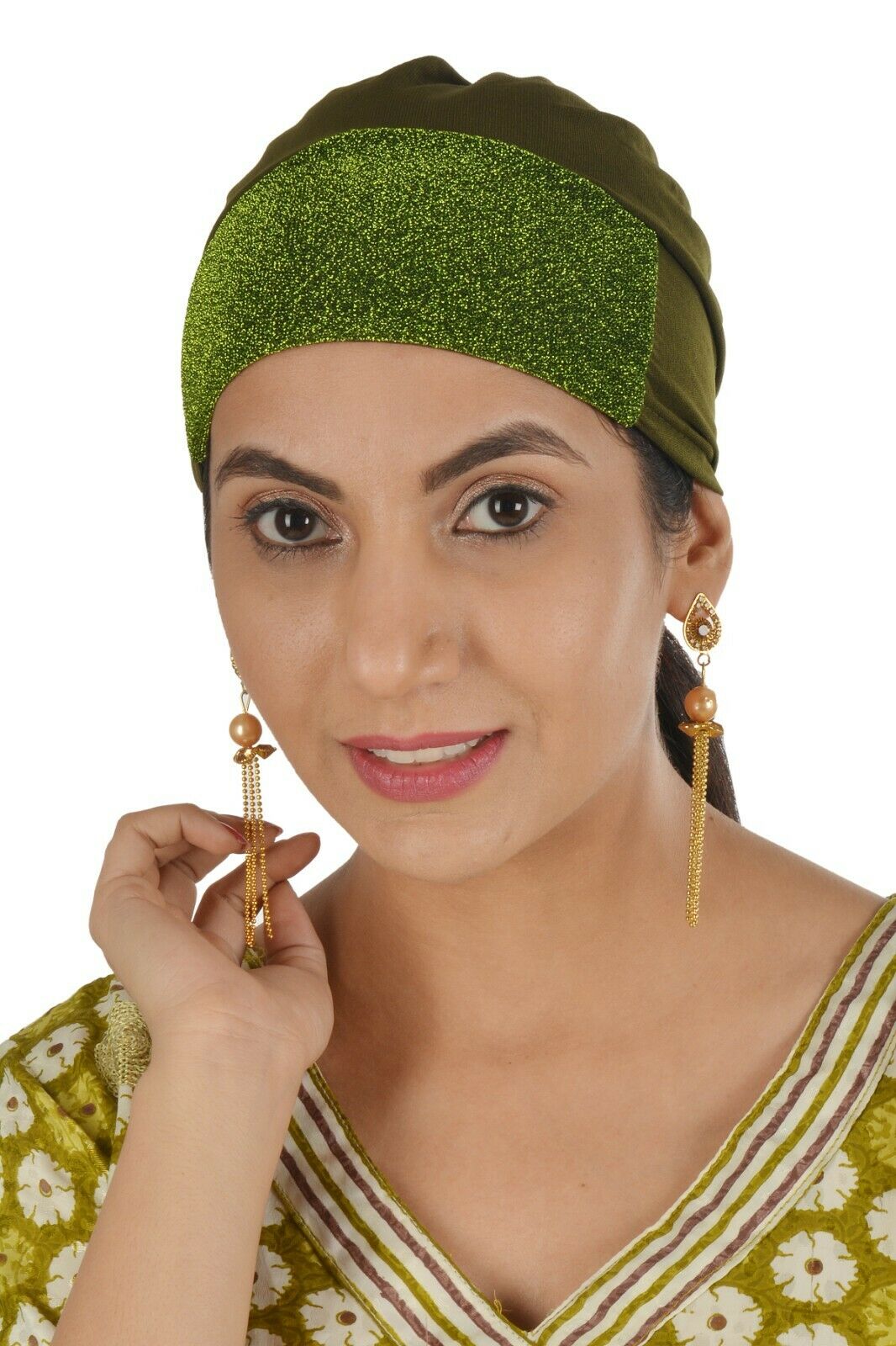 Shimmery Hijab cap set of 10 Different Colors Wedding Party Wear