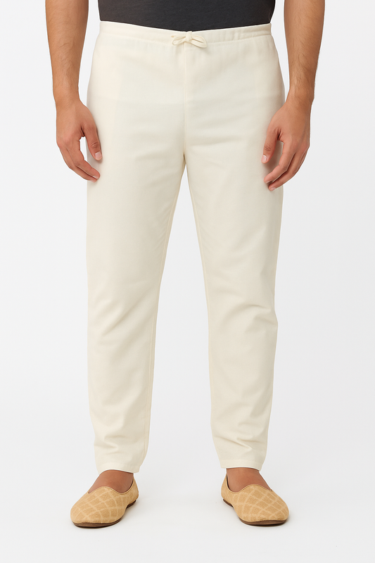 Men's Cream Pajama Pants – Sizes up to 7XL