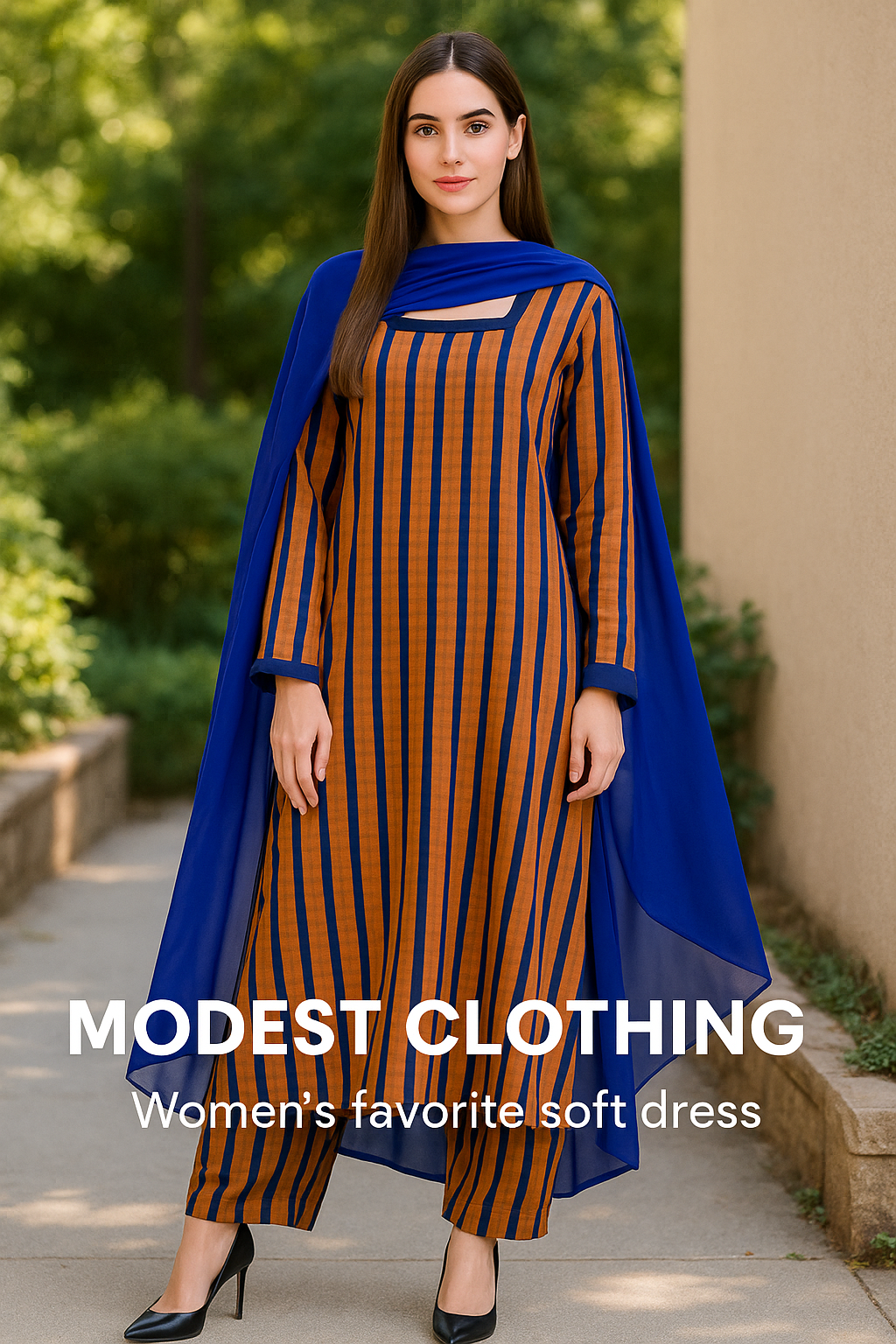 salwar kameez Dupatta set plus chest  Size 52