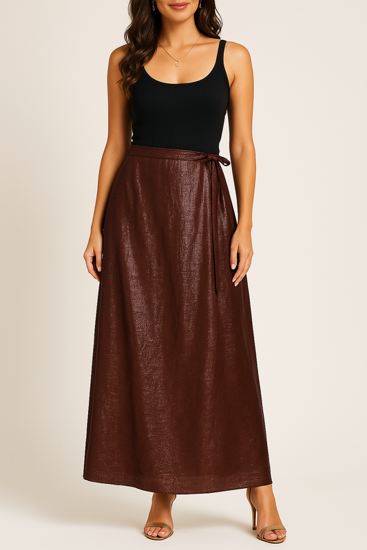 legant Shimmer Cotton Petticoat for Sarees and Lehengas – Adjustable Drawstring Waist