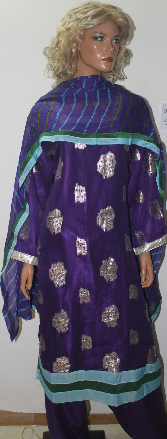 Purple  Salwar kameez Dress Plus Chest Size 50 Indian Bollywood