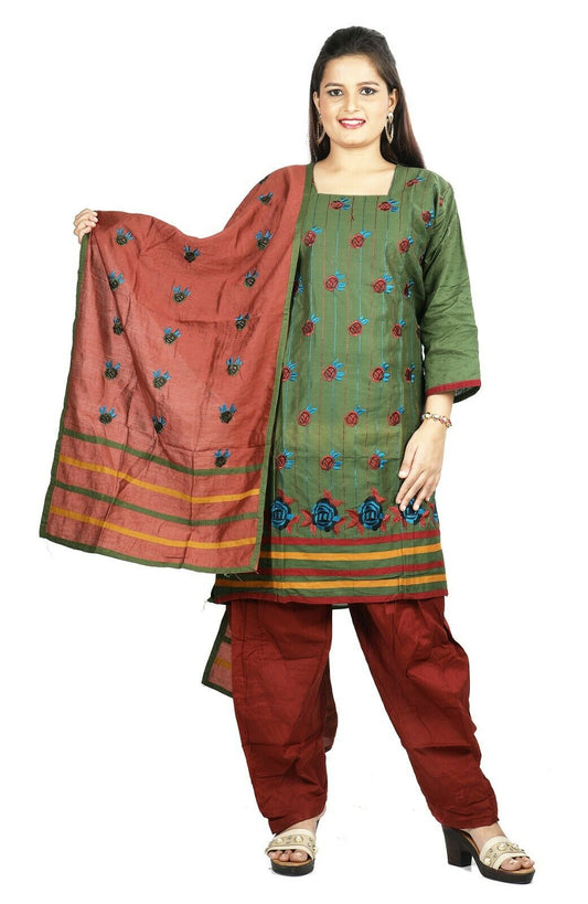 Green  Boutique Wedding Summer New Stitched Designer salwar kameez  Plus size 48