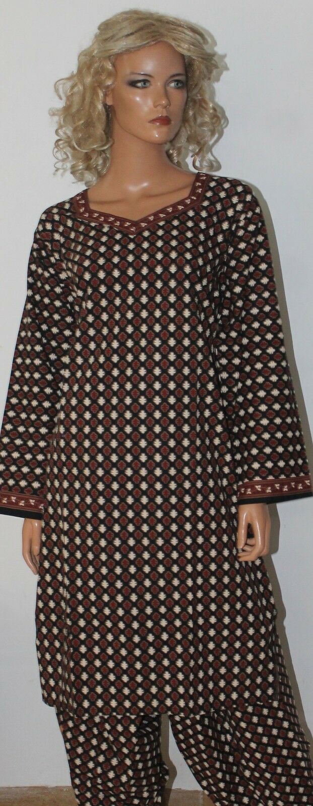 Black  Cotton Designer Wear By Manha Patel Dress chest size 54