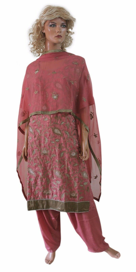 Dusty Pink Indian Dress Suit  Salwar kameez Plus 56 New arrivals