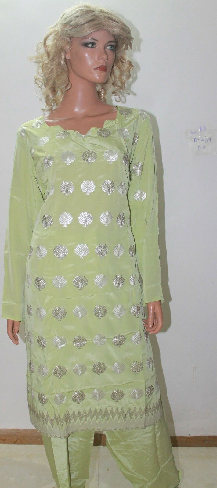 Green  Indian Clothing Dress Salwar suit By Manha Plus size 52