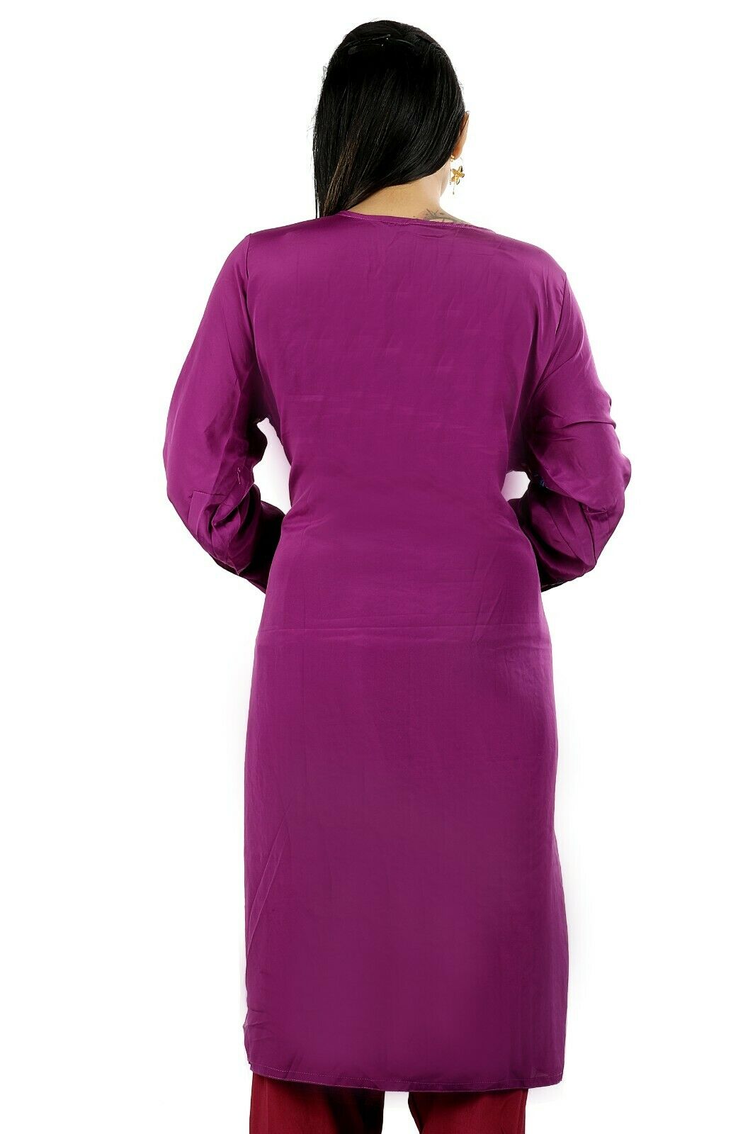 Purple Wedding Party Wear Designer Salwar Kameez chest Plus Size 50