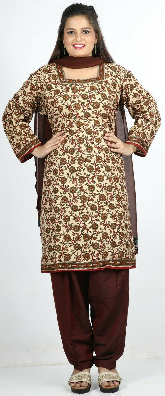Floral print Cotton Summer  Salwar Kameez Plus chest 58  Stitched Ready to Wear