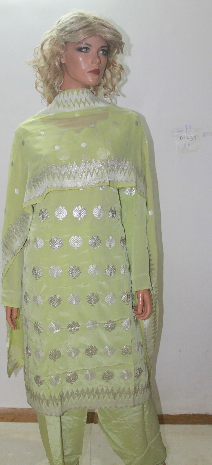 Green  Indian Clothing Dress Salwar suit By Manha Plus size 52