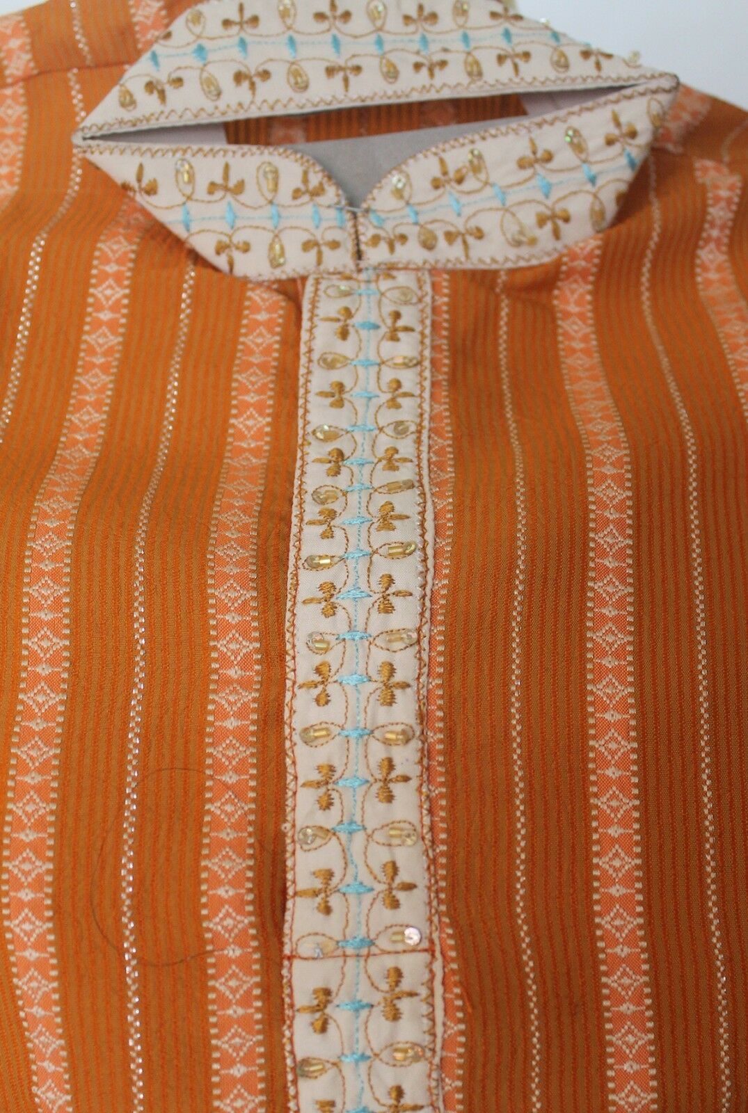 Orange  Boys kurta Pajama set With Free Shawl Age 0,3,4