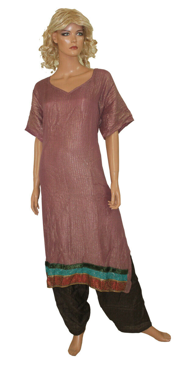 New Colors Bollywood Shinny Collections Wedding  Salwar kameez Plus Size 56
