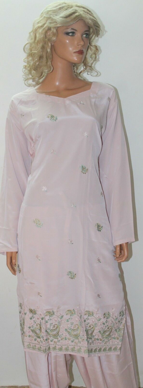 Dusty Pink Dress Salwar suit By Manha Plus size 52