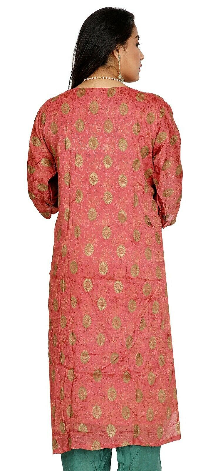Burn Orange  Wedding Party Wear Designer Salwar Kameez chest Plus Size 50