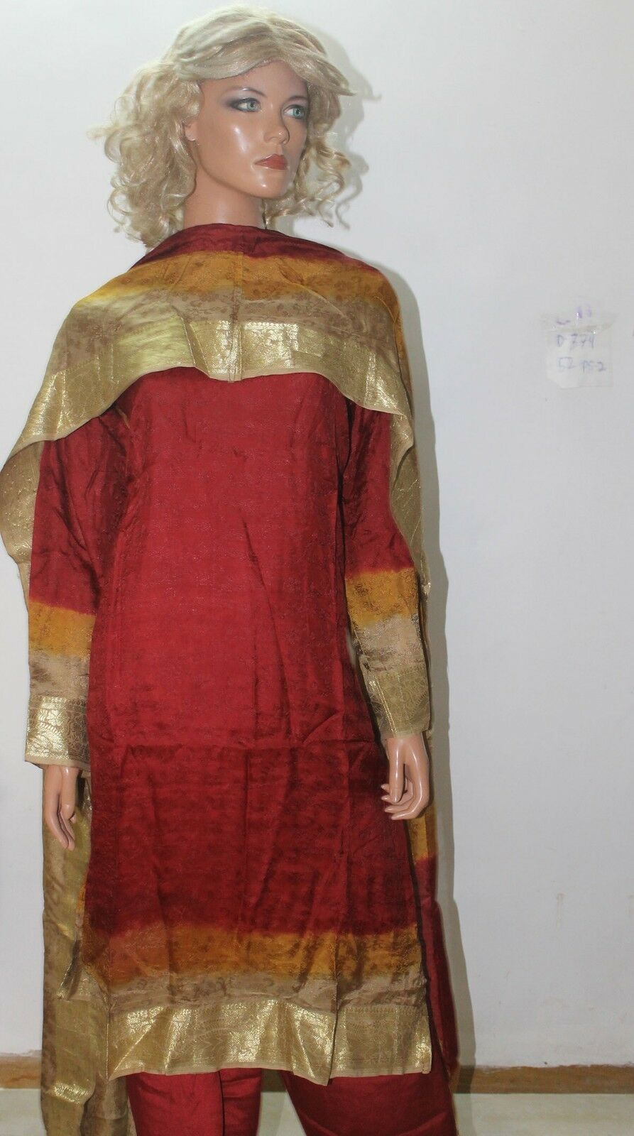 Burgundy Grey  Indian Clothing Dress Salwar suit By Manha Plus size 52