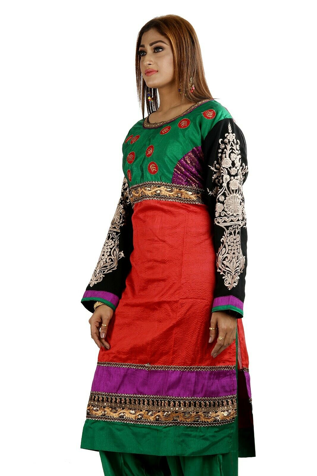 Teal  Anarkali  salwar Kameez Stylish Indian Wedding Party Chest size 56,58