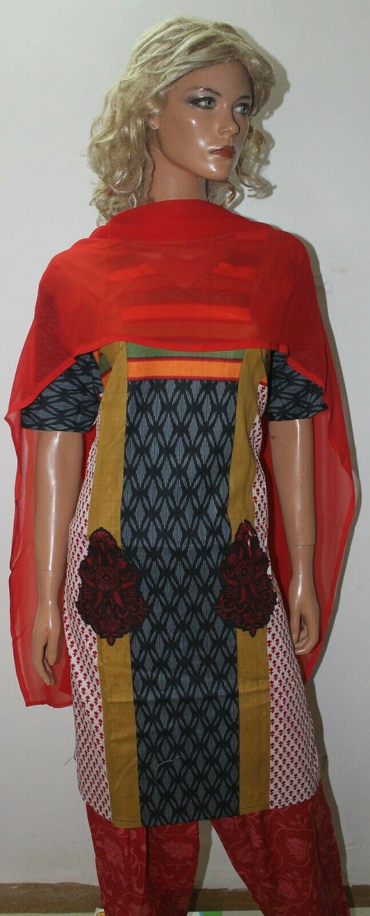 Cotton short  sleeves  ladies Salwar kameez dress Plus Chest  size 52
