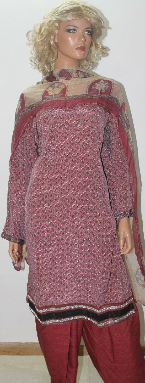 Dusty Pink Dress suit plus size 50 Designs By Inayah