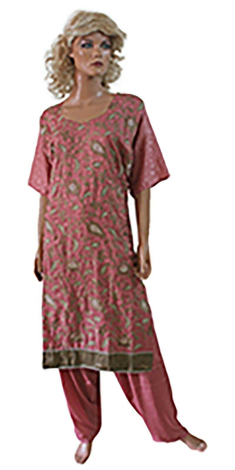 Dusty PInk salwar suit set plus size 56