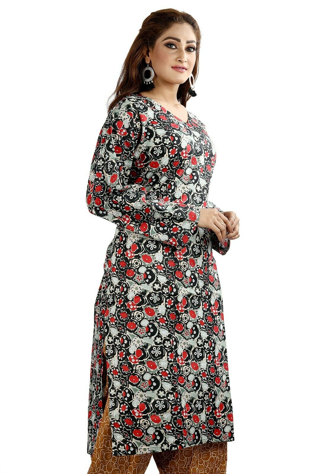 Cotton  Printed Designer Pakistani Traditional Dress Salwar kameez chest size 52
