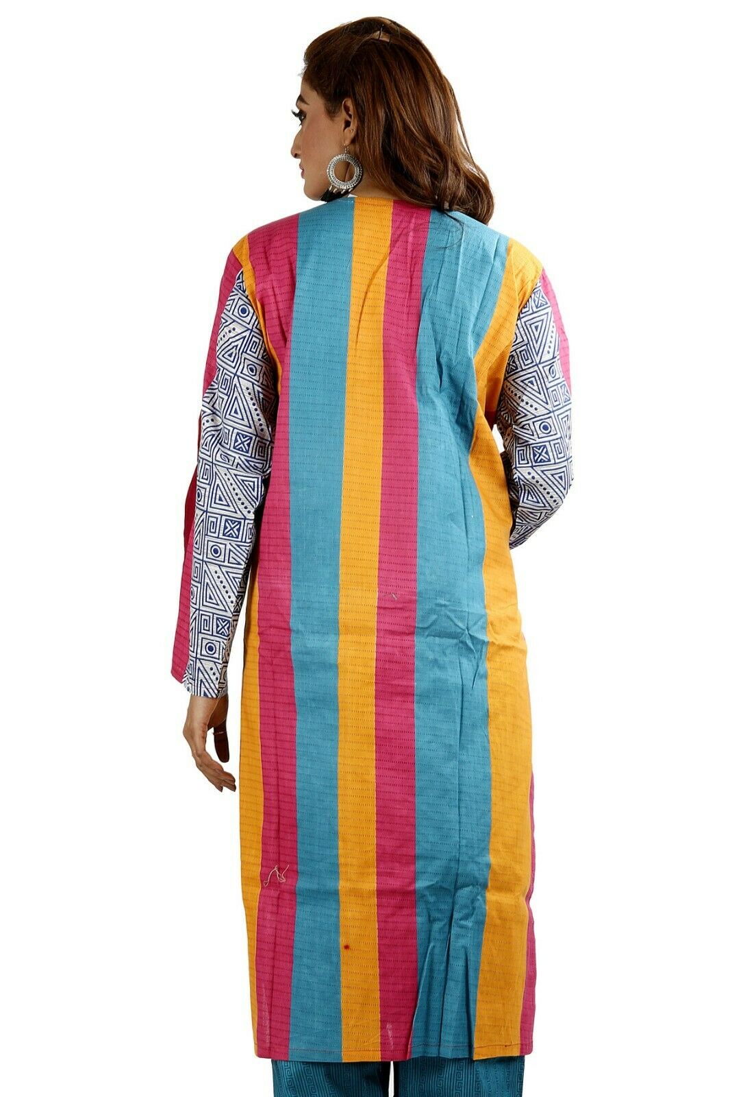 Cotton  Printed Designer Pakistani Traditional Dress Salwar kameez chest size 56