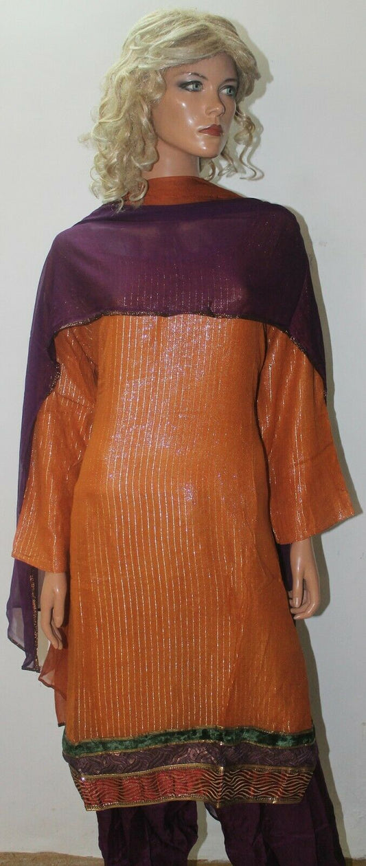 Burgudy Bollywood Shinny Collection Wedding Stitched  Salwar kameez Plus Size 52