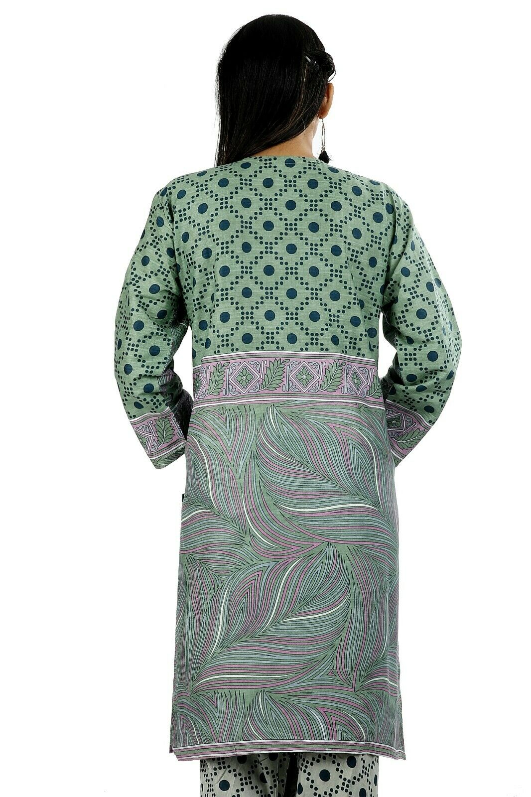 Cotton  Printed Designer Pakistani Traditional Dress Salwar kameez chest size 52