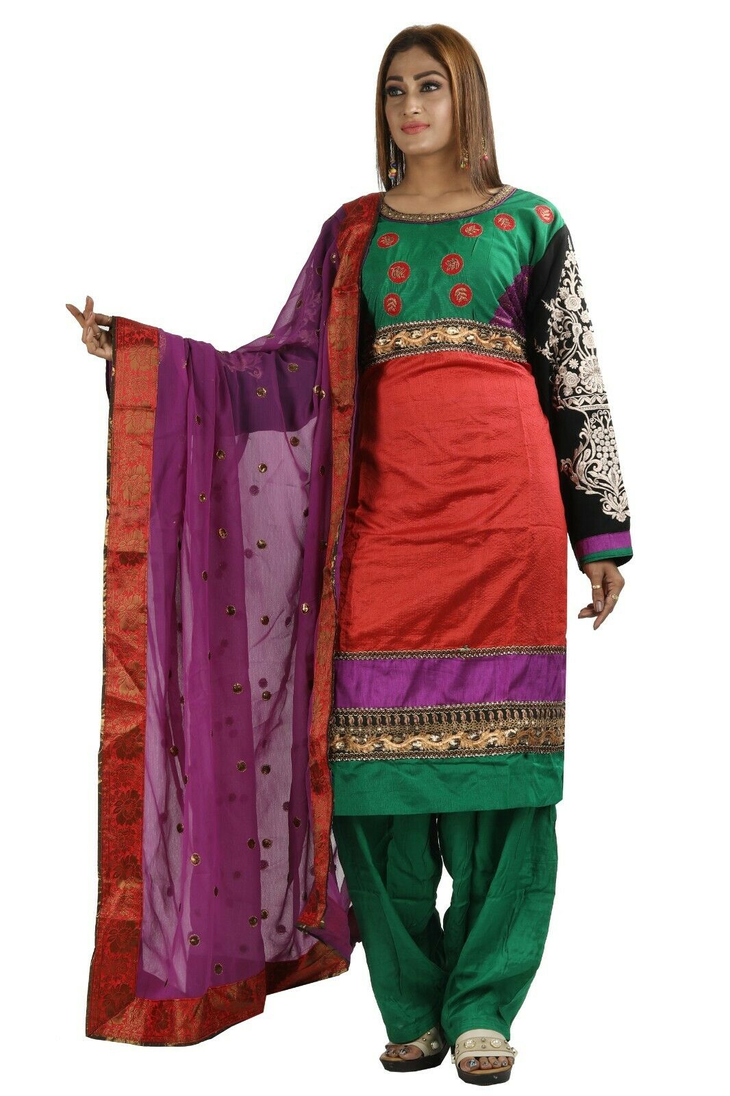 Teal  Anarkali  salwar Kameez Stylish Indian Wedding Party Chest size 56,58