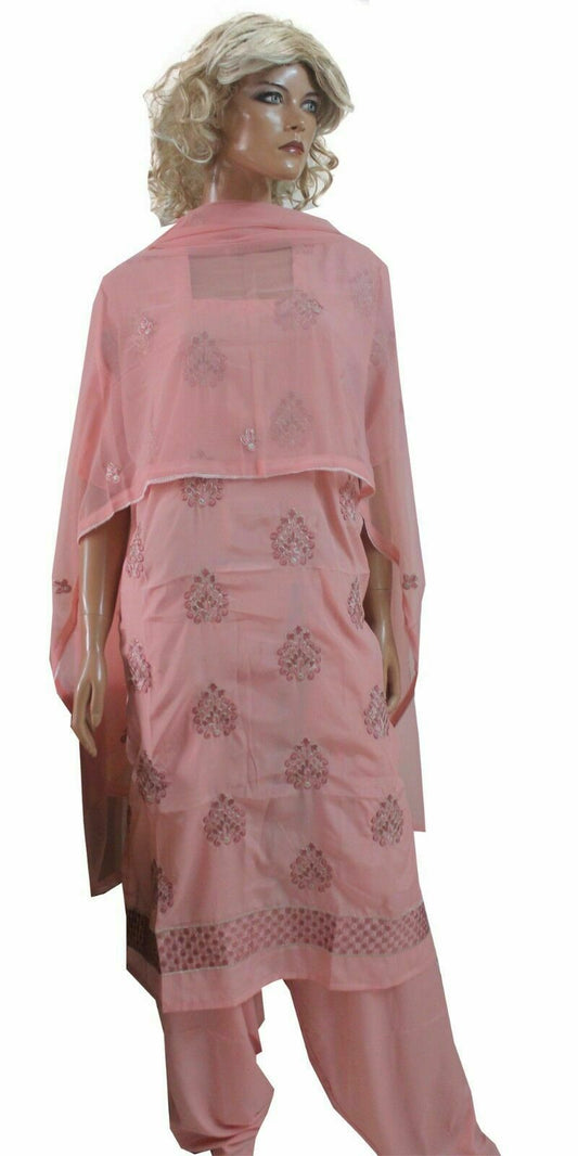 Peach Boutique Salwar kameez chest Plus size 52 Crepe Noor Clothing