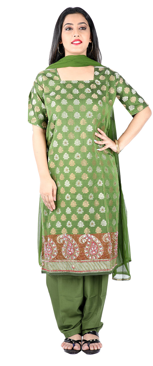 Green  Indian Wedding party wear Salwar kameez Plus Size 52