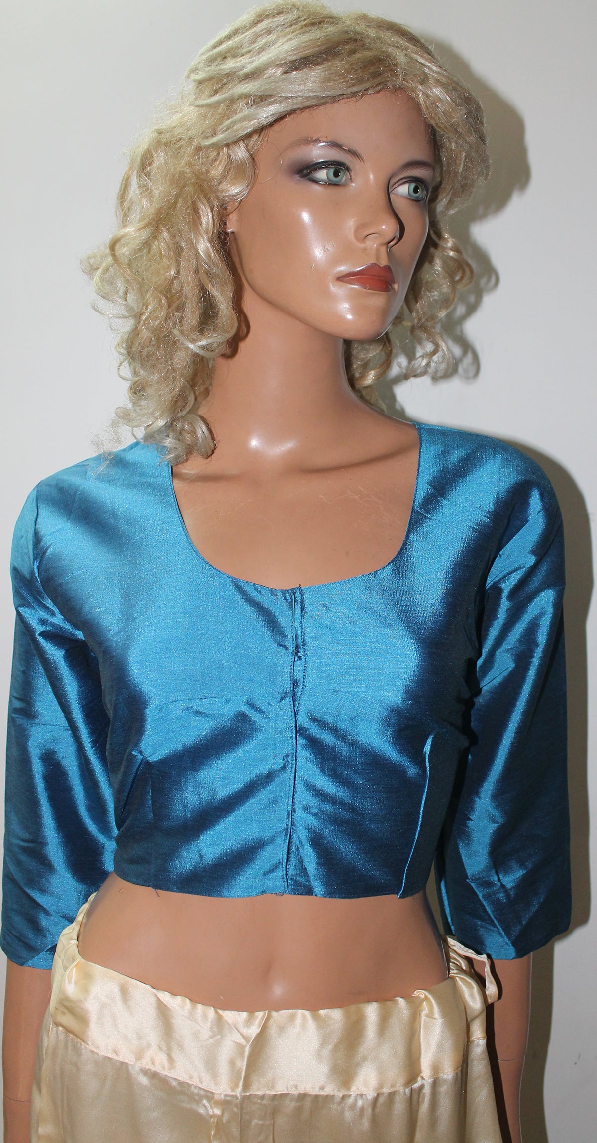 Blue  Sari Blouse Chest Size 40