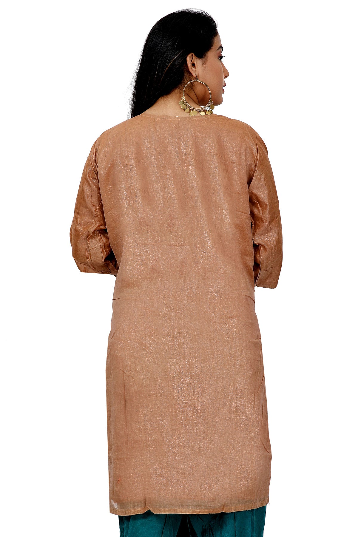 Gold silk Formal Salwar kameez Plus Size 56
