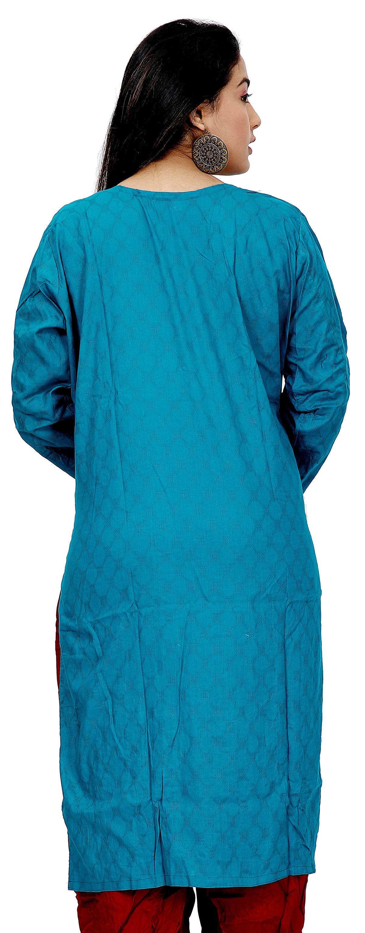 Blue  Embroidered  Salwar kameez Dress Chest size 52