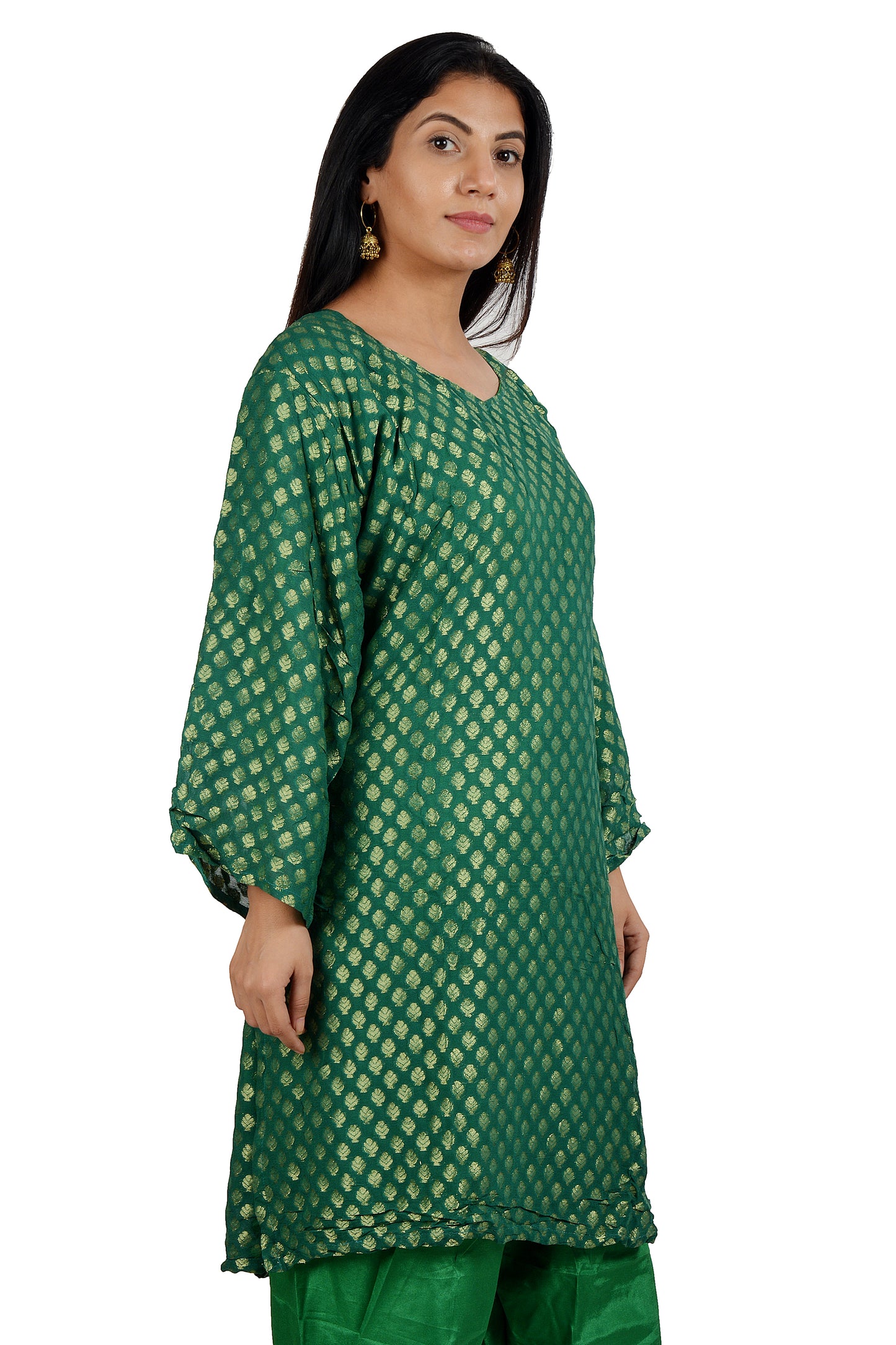 Green   Salwar kameez Dress Plus Size 54
