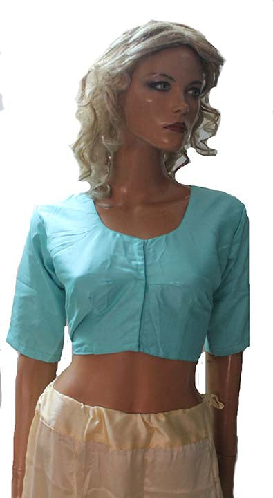 Blue Sari Blouse Chest size 36,38,40