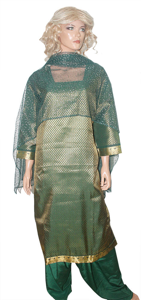 Green Designer Salwar kameez Dress Plus Size 50,52,54