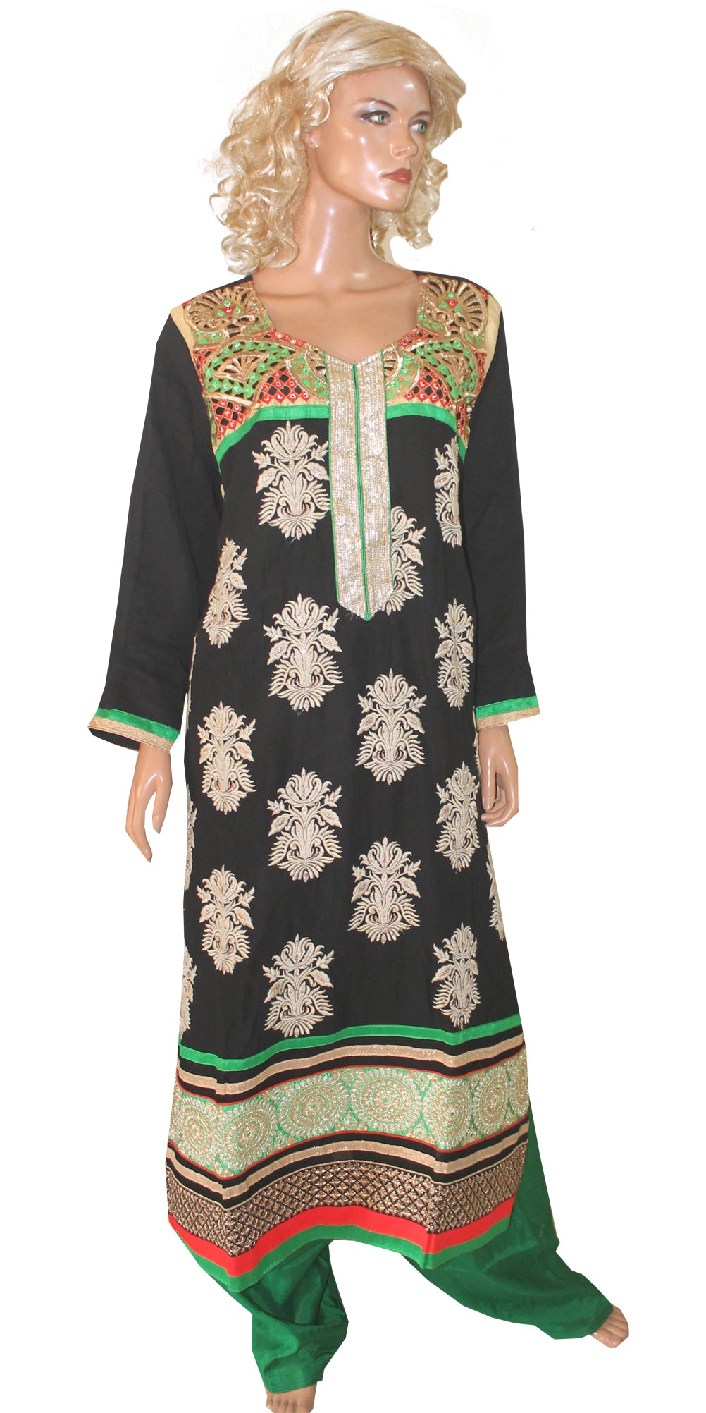 Black  Designer Formal Salwar kameez  Plus Chest  Size 52