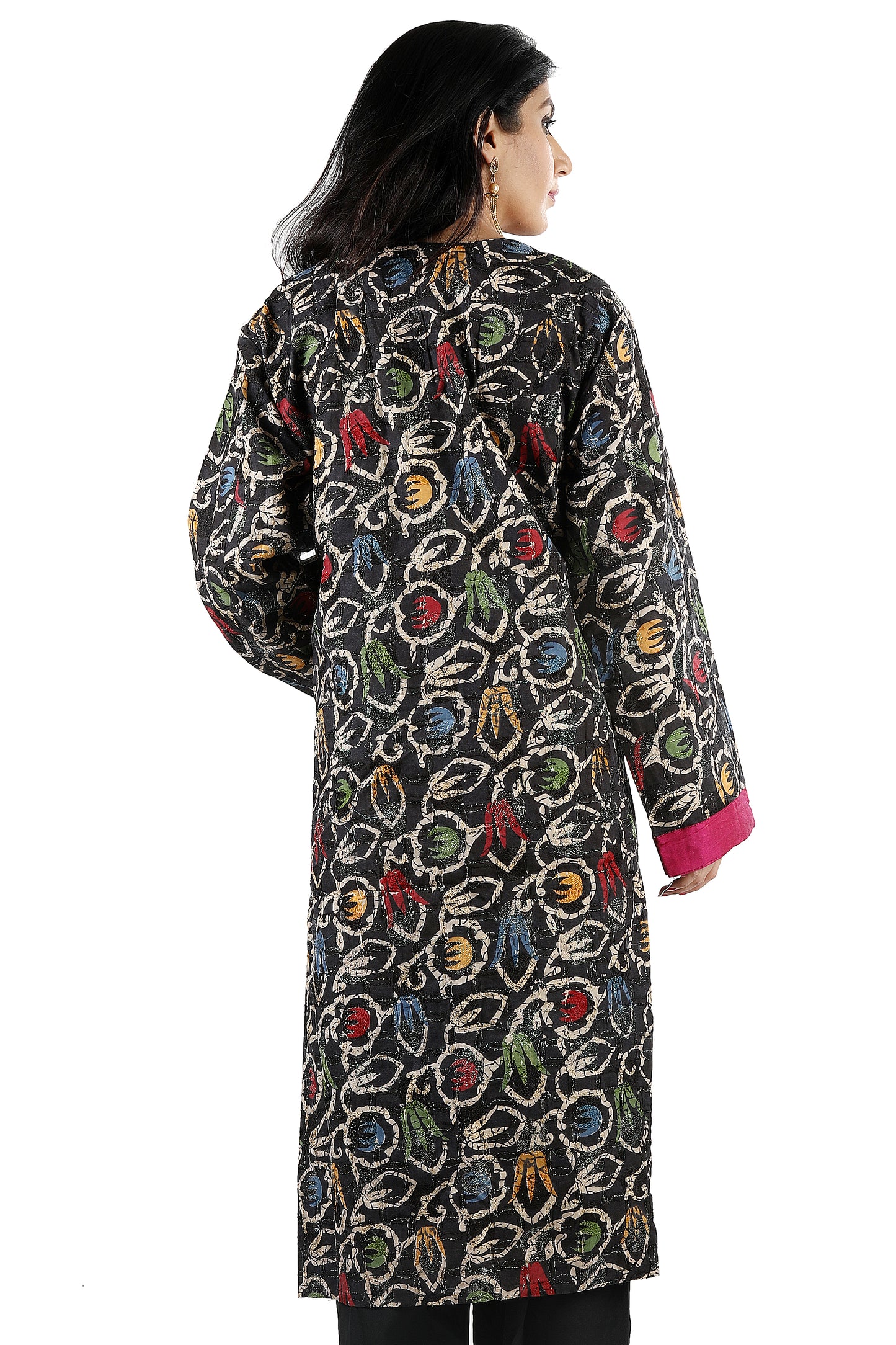 Black Cotton  Salwar kameez Dress Plus Chest  Size 52