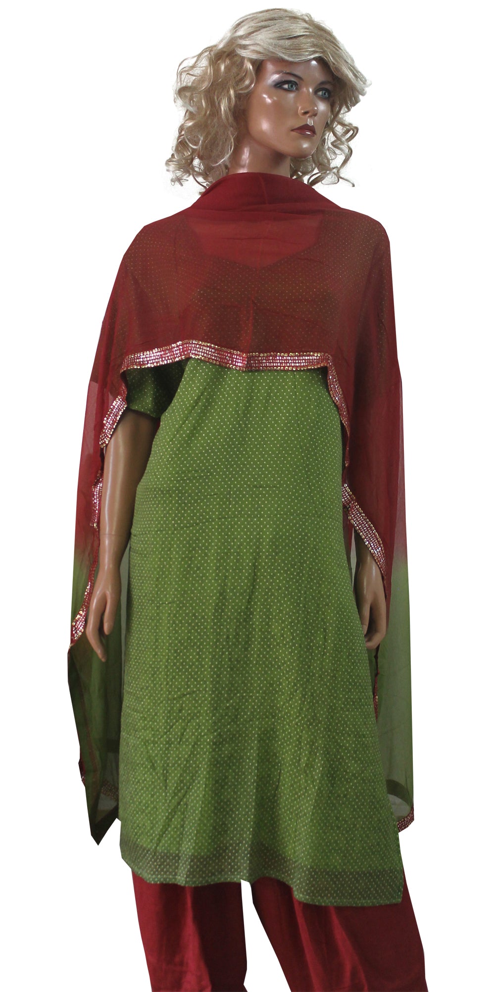 Green Designer Salwar kameez  Plus Chest Size 50