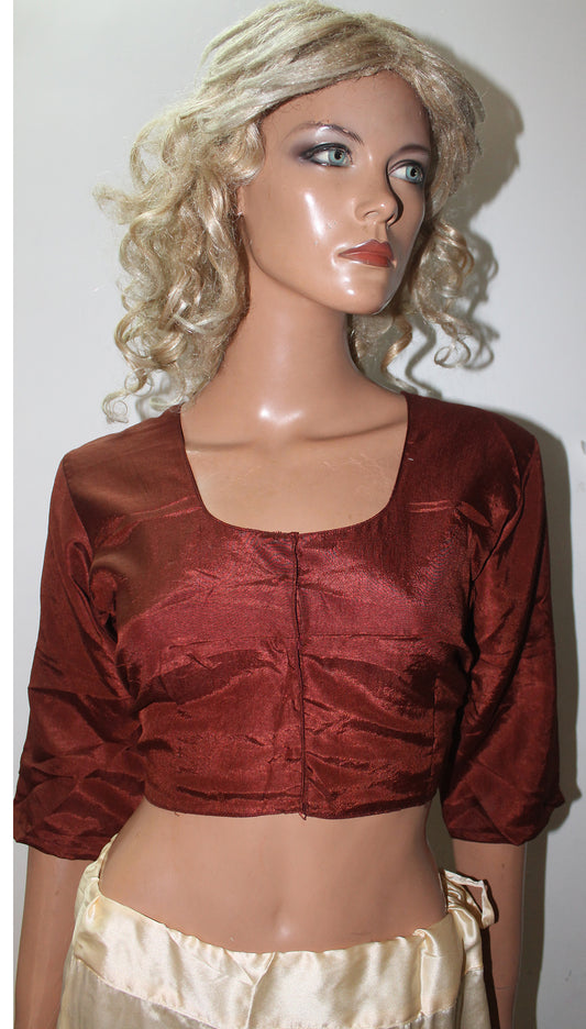 Burgundy   Sari Blouse Chest Size 40