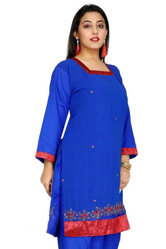 Blue Salwar Kameez for Women | Designer Partywear Dress for Women