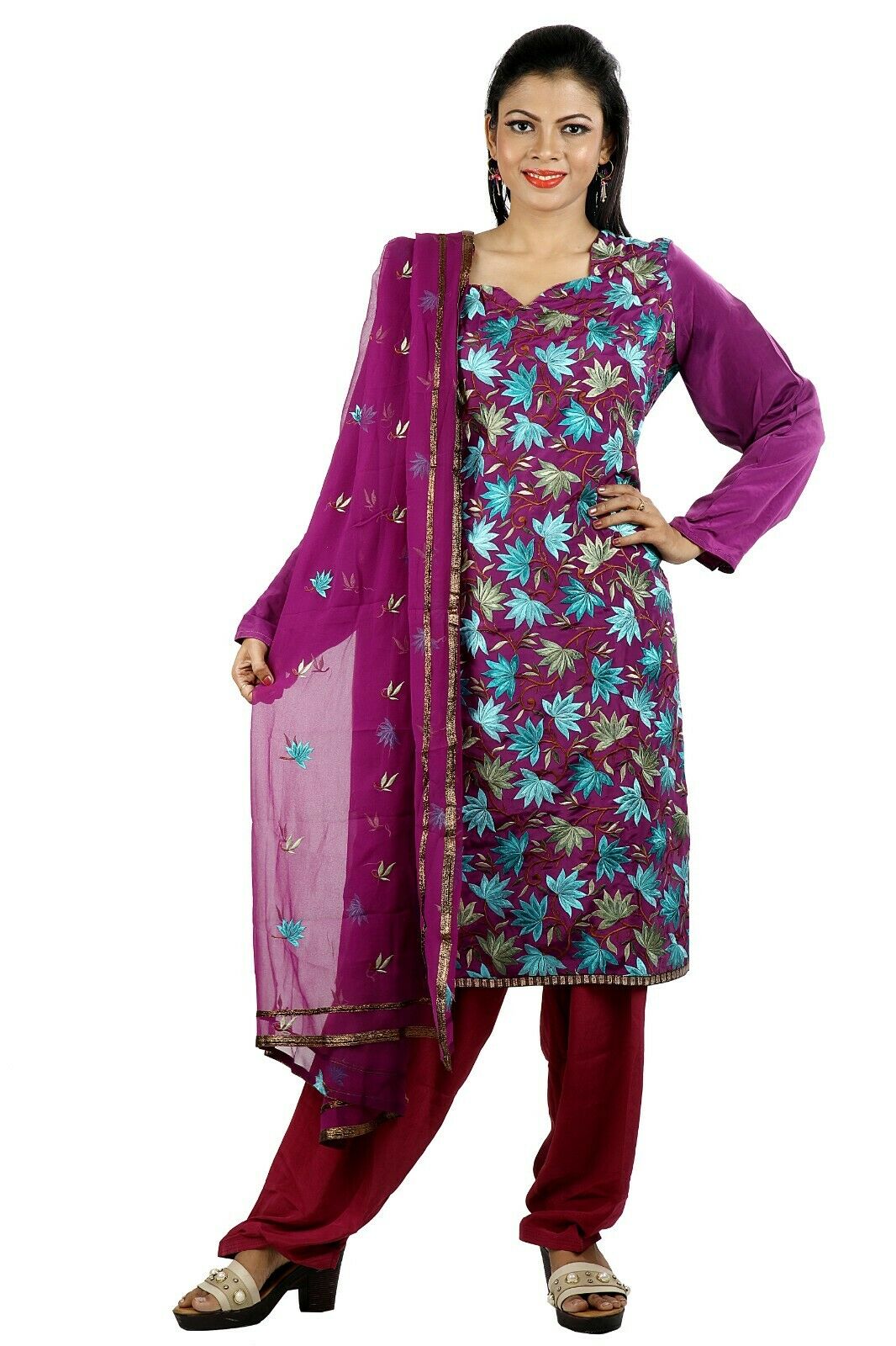 Purple Salwar Kameez for Women | Designer Partywear Dress for Women