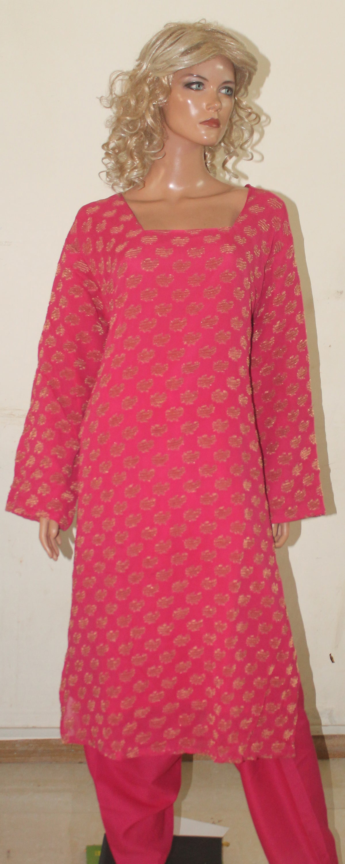 Pink Salwar Kameez Chest size 52